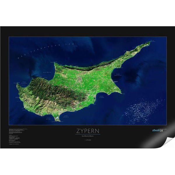 albedo 39 Landkarte Zypern