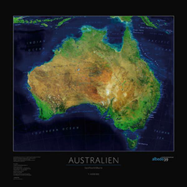 albedo 39 Kontinentkarte Australien