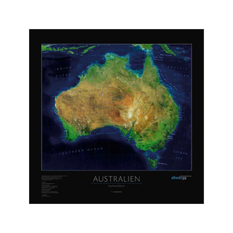 albedo 39 Kontinentkarte Australien