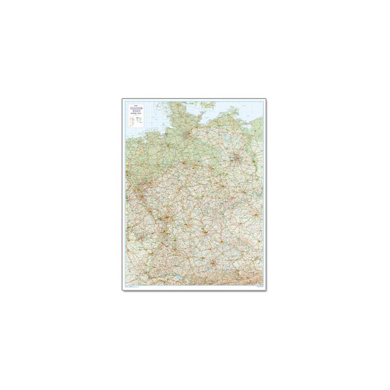 Bacher Verlag Landkarte Straßenkarte Deutschland 1:500.000