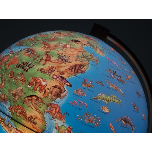 Stellanova Kinderglobus DinoZ Kinder-Leuchtglobus prähistorische Welt 28cm
