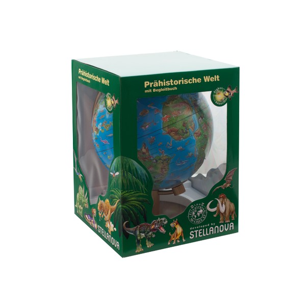 Stellanova Kinderglobus DinoZ Kinder-Leuchtglobus prähistorische Welt 28cm