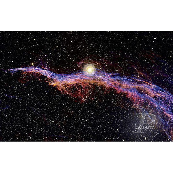 Palazzi Verlag Poster Veil Nebula Leinwandprint