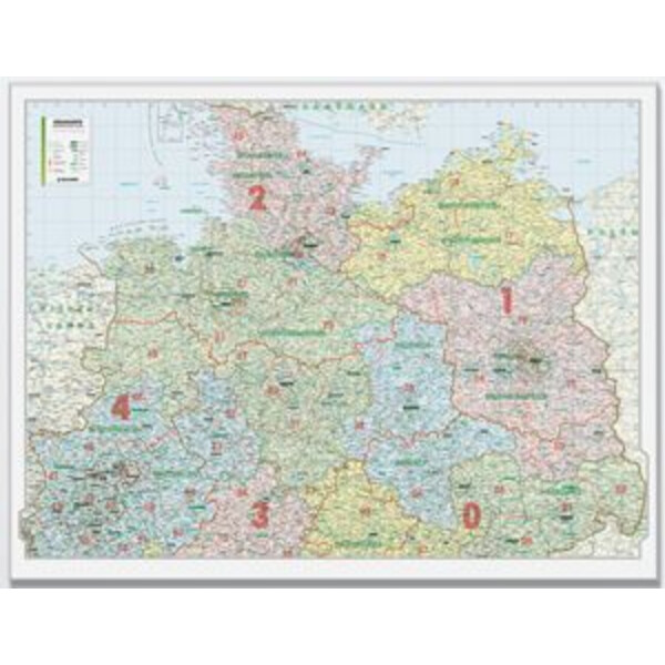 Bacher Verlag Regional-Karte Organisationskarte Norddeutschland 1:500.000