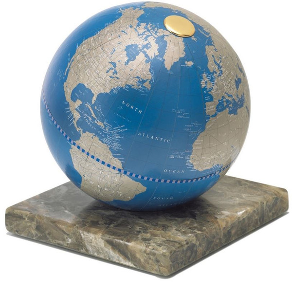 Zoffoli living Globus Stone Blue metallico 22cm