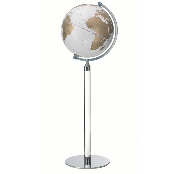 Zoffoli living Standglobus Vasco da Gama White/ Gold 40cm