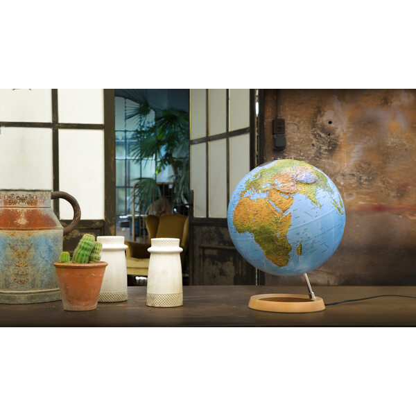 Globe terrestre lumineux FCR en relief, Atmosphere