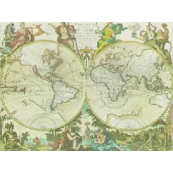 Poster Mappe Monde du Globe