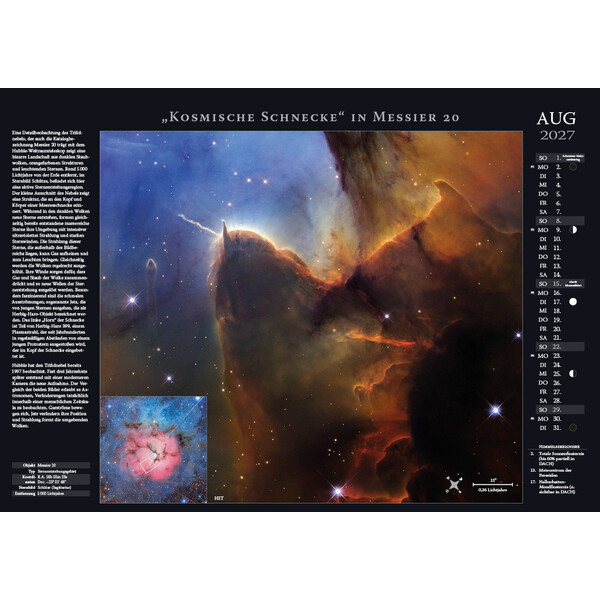 Astronomie-Verlag Weltraum-Kalender 2027