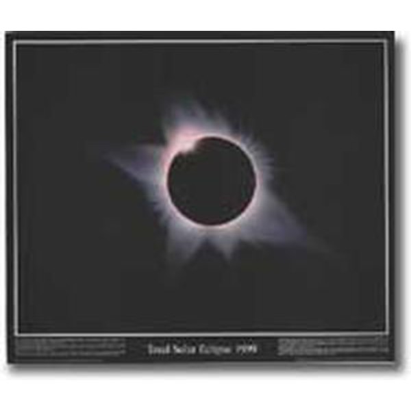 Poster Total Solar Eclipse 1999 - HANDSIGNIERT