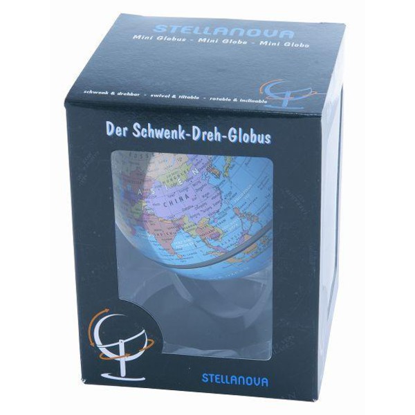 Stellanova Mini-Globus Dreh-Schwenk Globus blau 10cm