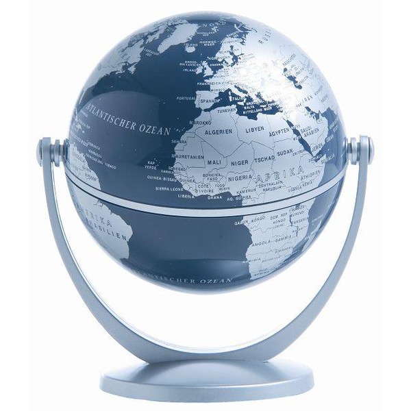Stellanova Mini-Globus Dreh-Schwenk Globus 891081, silbermetallic-silber