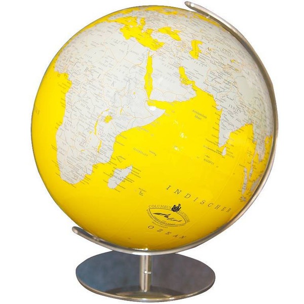 Columbus Globus Artline yellow mit Swarovski Zirkonia 34cm