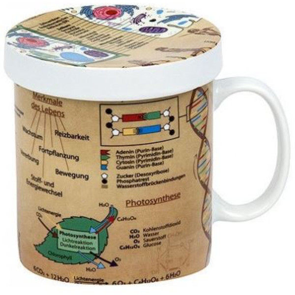 Könitz Tasse Wissensbecher für Teetrinker Biologie