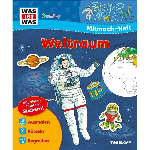 Tessloff-Verlag WAS IST Junior Mitmach-Heft Weltraum