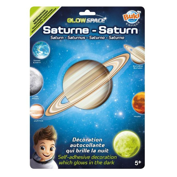 Buki Glow Space Set Erde, Mond, Mars, Jupiter, Saturn