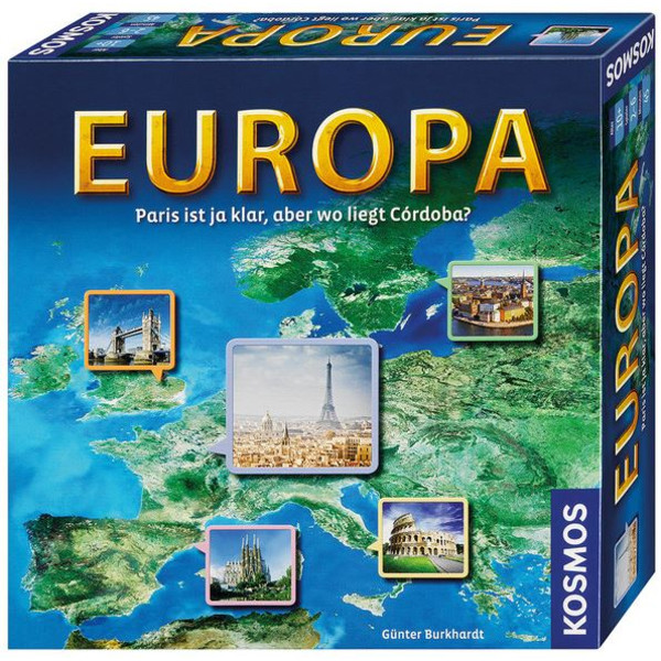 Kosmos Verlag Spiel Europa - Paris ist ja klar, aber wo liegt Córdoba?