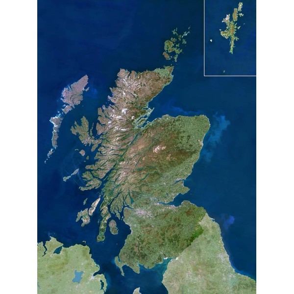 Planet Observer Landkarte Region Scotland