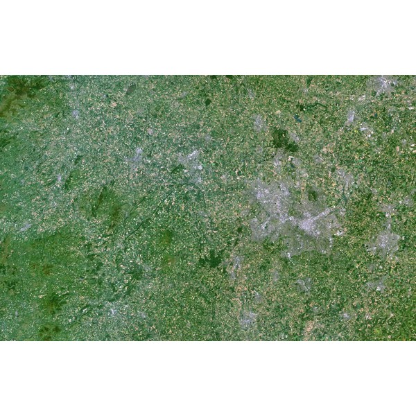 Planet Observer Regional-Karte Region West Midlands Großbritannien