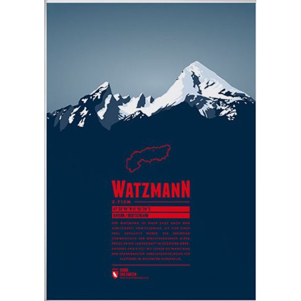 Marmota Maps Poster Watzmann