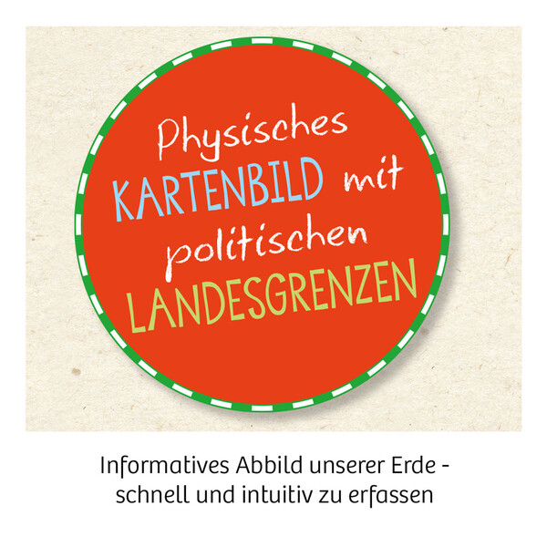 Kosmos Verlag Kinderglobus Schülerglobus physisch 26cm