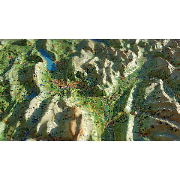 3Dmap Regional-Karte La Savoie