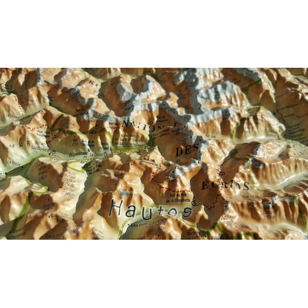 3Dmap Regional-Karte Le Massif des Ecrins