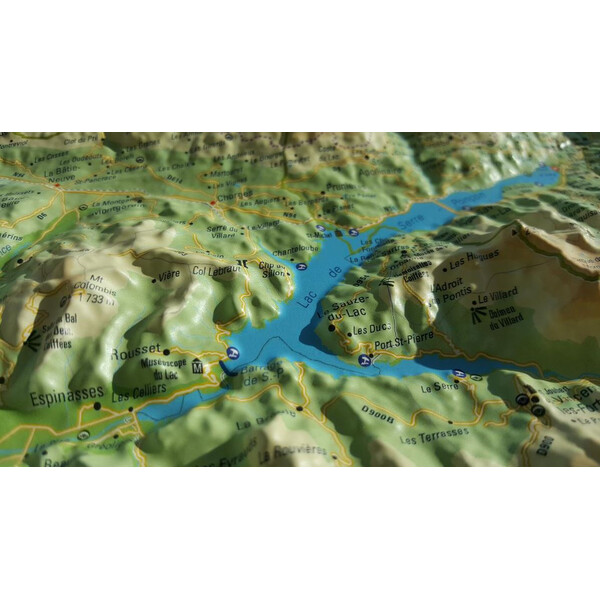 3Dmap Regional-Karte Le Massif des Ecrins