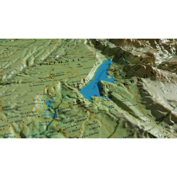 3Dmap Regional-Karte Le Verdon