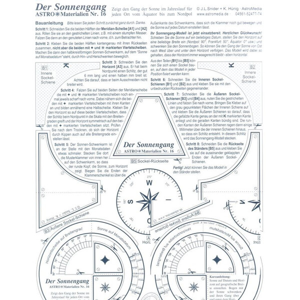 AstroMedia Bausatz Der Sonnengang