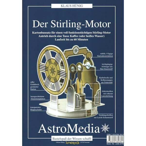 AstroMedia Bausatz Der Stirling-Motor