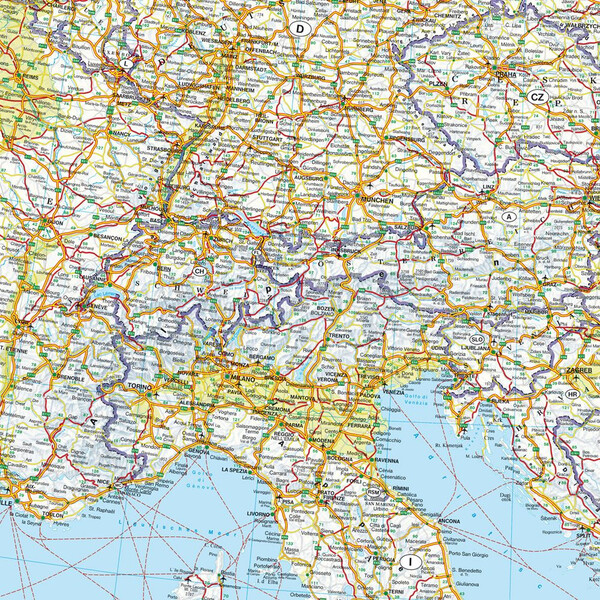 freytag & berndt Kontinentkarte Europa (127 x 90 cm)