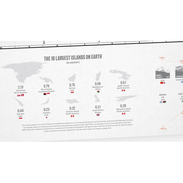 Marmota Maps Weltkarte Explore the World 200x140cm