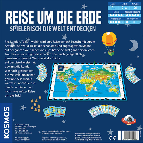 Kosmos Verlag Reise um die Erde