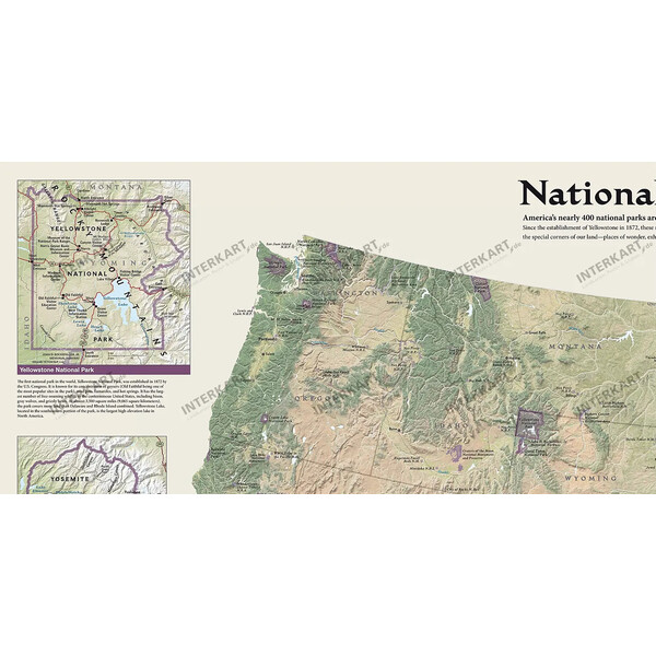 National Geographic Landkarte US National Parks (106 x 76 cm)