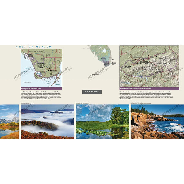 National Geographic Landkarte US National Parks (106 x 76 cm)