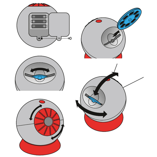 Bresser Junior Planetarium Weltraum-Projektor Maxi