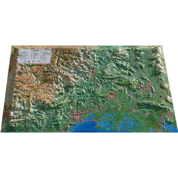 3Dmap Regional-Karte Le Gard