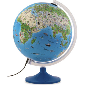 Räthgloben 1917 Globus Atmosphere Family Solid 30cm