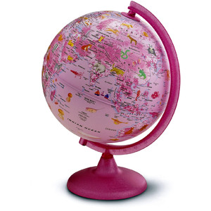Räthgloben Kinderglobus Pink 25cm