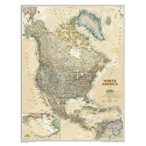 National Geographic Landkarte Nord-Amerika