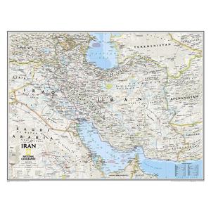 National Geographic Landkarte Iran