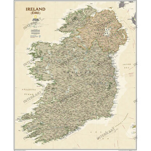 National Geographic Landkarte Irland (76 x 91 cm)