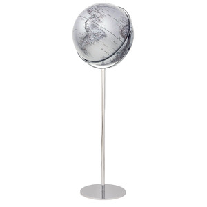 emform Standglobus Apollo 17 Silver 43cm