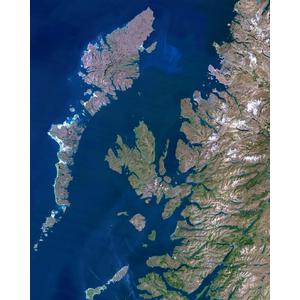 Planet Observer Regional-Karte Region Hebrides & West Coast