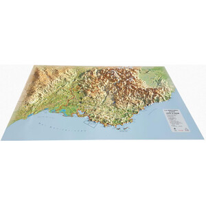 3Dmap Regional-Karte La Provence-Alpes-Cotes d'Azur