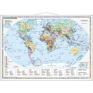 Stiefel Weltkarte Staaten der Erde (95 x 66 cm)
