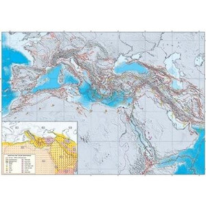 UKGE Regional-Karte Geodynamische Karte des Mittelmeers