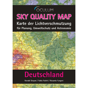 Oculum Verlag Landkarte Sky Quality Map Deutschland