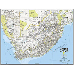 National Geographic Landkarte Südafrika (77 x 66 cm)